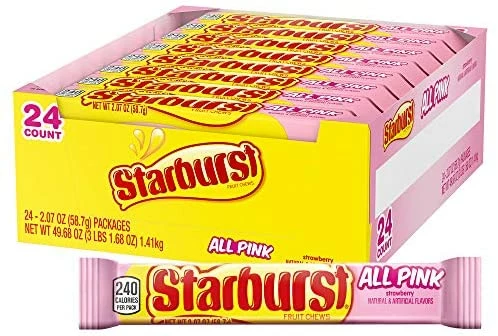 Hot Sale π Joys Delights Lolly Shop Online Starburst All Pink Tube 58g Bulk β 3 Joys Delights Lolly Shop Online Starburst All Pink Tube 58g Bulk