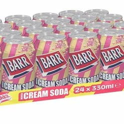 Joy's De'Lights Barrs Cream Soda 24 Pack Parties