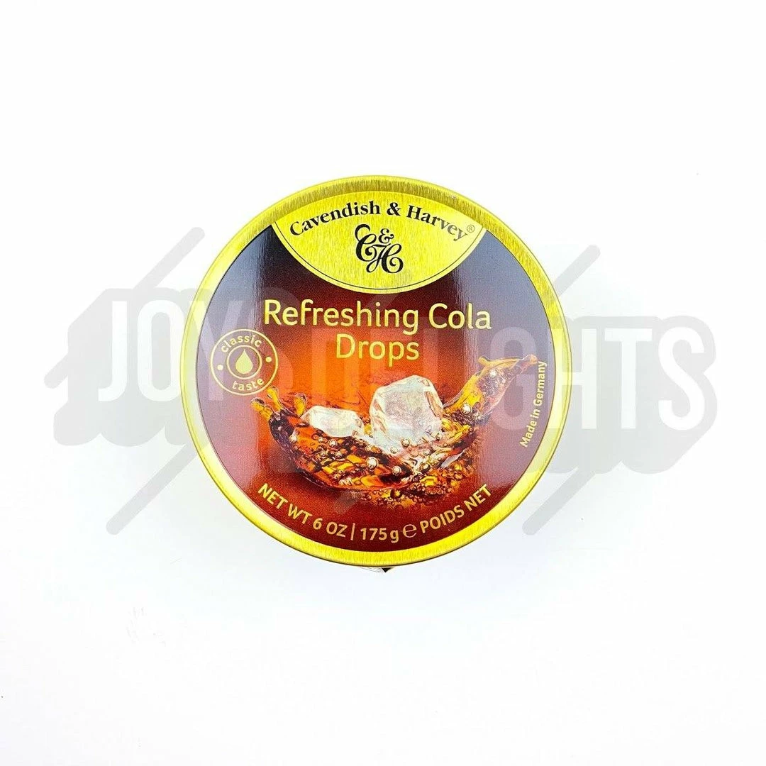 Outlet π Joy's De'Lights Cavendish & Harvey Cola Drops Tin Bulk β 1 Joy's De'Lights Cavendish & Harvey Cola Drops Tin Bulk