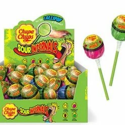 Joy's De'Lights Chupa Chups Sour Infernal Lollipop Single All Candy