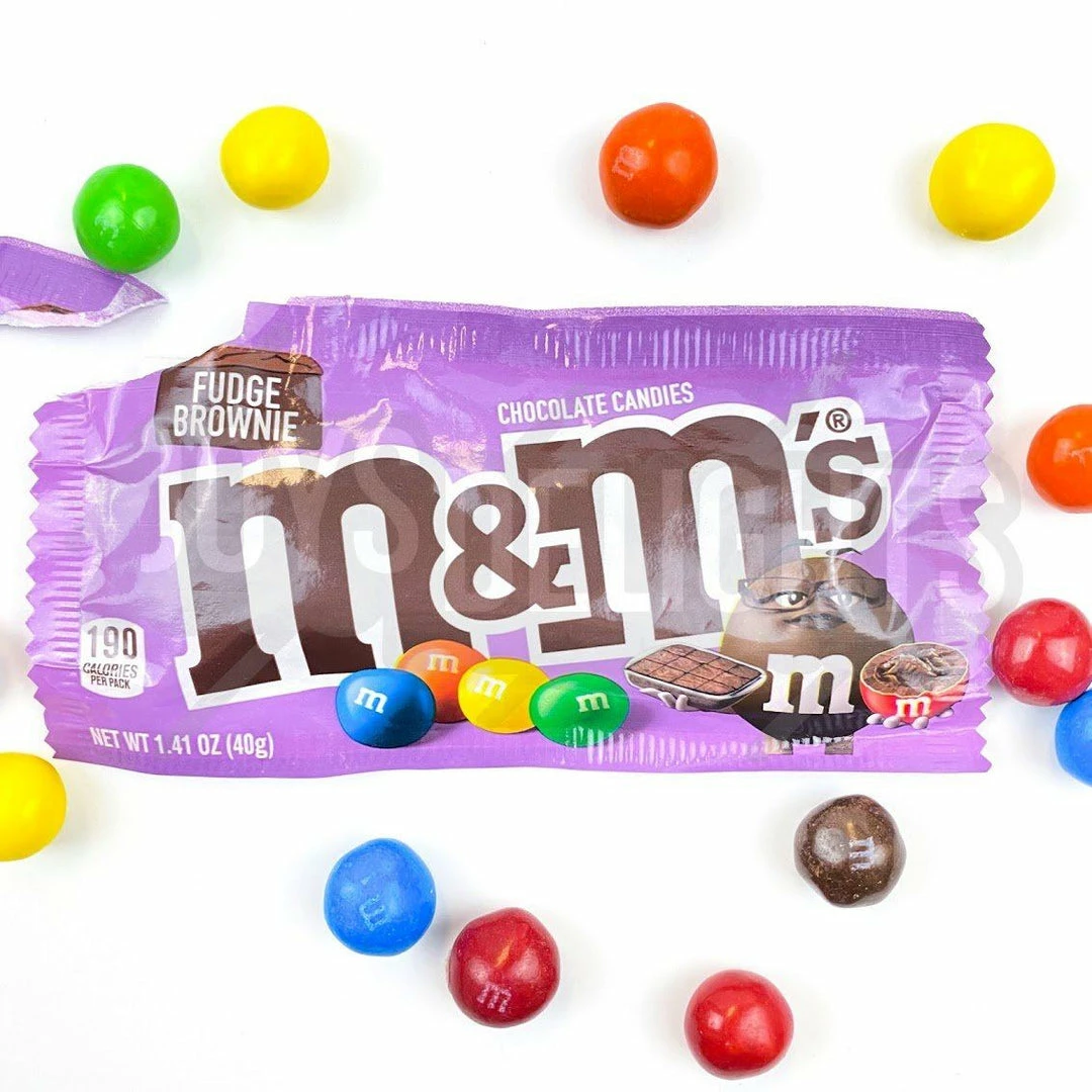 Cheap π Joys Delights Lolly Shop Online Milk Chocolate M&M's Fudge Brownie 40g π 1 Joys Delights Lolly Shop Online Milk Chocolate M&M's Fudge Brownie 40g