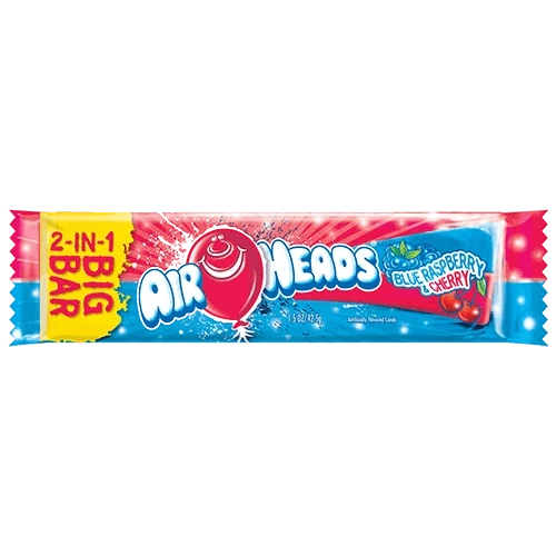 Top 10 π Joy's De'Lights All π¬ Candy Airheads Big Bar Blue Raspberry & Cherry π 2 Joy's De'Lights All Candy Airheads Big Bar Blue Raspberry & Cherry