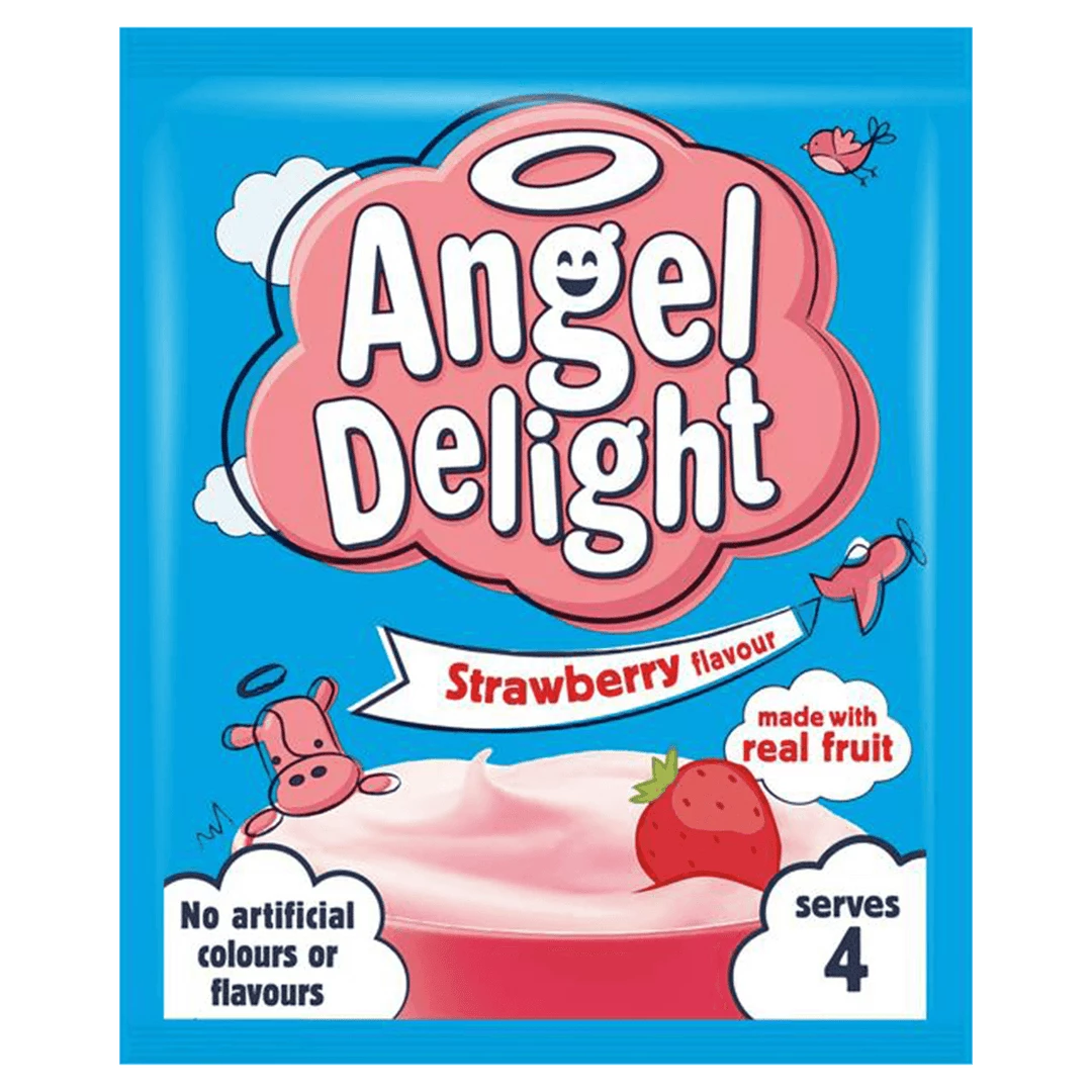 Discount π₯° Joy's De'Lights All π¬ Candy Angel Delight Strawberry 59g π 1 Joy's De'Lights All Candy Angel Delight Strawberry 59g