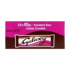 Joys Delights Lolly Shop Online Galaxy Cookie Crumble 40g Bulk Milk Chocolate