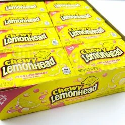 Joy's De'Lights Chewy Pink Lemonade Lemonheads 23g Bulk