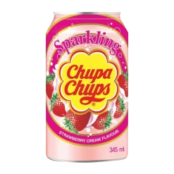 Joys Delights Lolly Shop Online Chupa Chups Sparkling Strawberry & Cream American Drinks