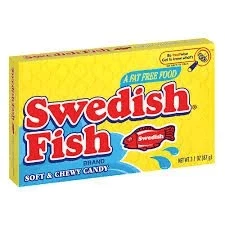 Joy's De'Lights All Candy Swedish Fish Red Theatre Box