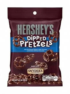 Best Pirce π₯° Joy's De'Lights All π¬ Candy Hershey's Milk Chocolate Dipped Pretzels 120g β 1 Joy's De'Lights All Candy Hershey's Milk Chocolate Dipped Pretzels 120g