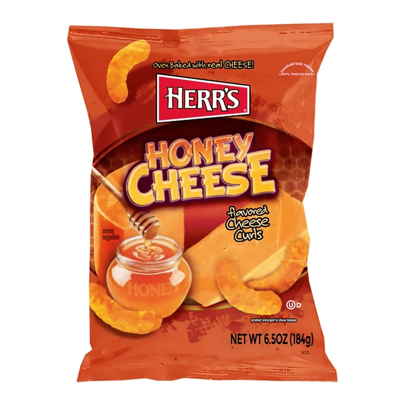 Cheap π Joys Delights Lolly Shop Online Herr's Honey Cheese Curls 184g π 2 Joys Delights Lolly Shop Online Herr's Honey Cheese Curls 184g