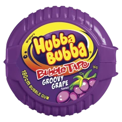 Joy's De'Lights Chewing Gum Hubba Bubba Tape Grape Bulk