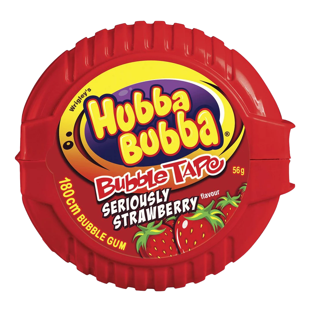 Best Sale 🥰 Joy's De'Lights Hubba Bubba Strawberry Tape Bulk 🧨 1 Joy's De'Lights Hubba Bubba Strawberry Tape Bulk