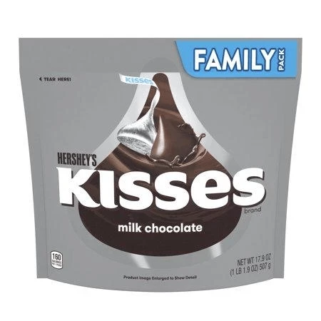 Budget π Joy's De'Lights Hershey's Kisses Family Size Bag 506g Milk Chocolate π 1 Joy's De'Lights Hershey's Kisses Family Size Bag 506g Milk Chocolate