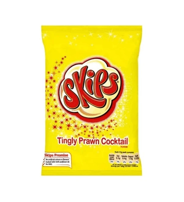 Cheapest π₯° Funworks Skips Prawn Cocktail Crisps 17g π 2 Funworks Skips Prawn Cocktail Crisps 17g