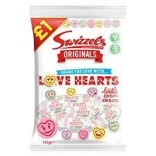 Joys Delights Lolly Shop Online Swizzels Love Hearts Bag 142g Nostalgic