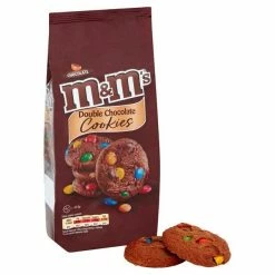 Joys Delights Lolly Shop Online M&M's Double Chocolate Cookies 180g Bulk Milk Chocolate