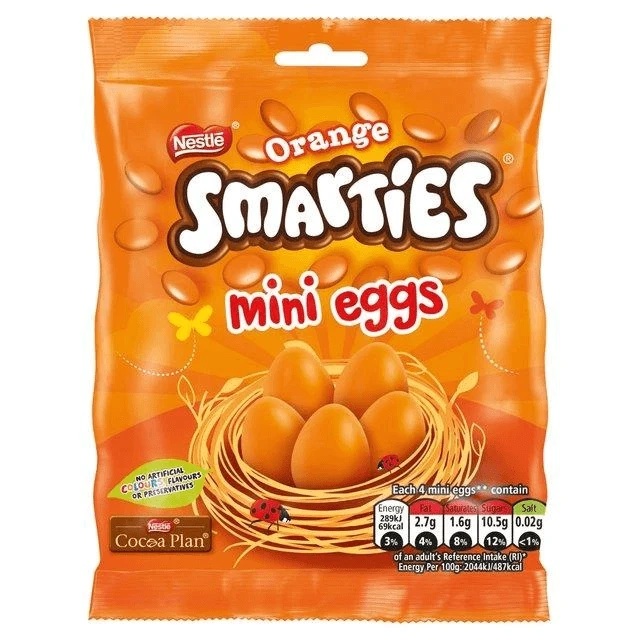 Promo π Joys Delights Lolly Shop Online Milk Chocolate Smarties Orange Mini Eggs 80g π 2 Joys Delights Lolly Shop Online Milk Chocolate Smarties Orange Mini Eggs 80g