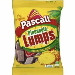 Joys Delights Lolly Shop Online Pascall Pineapple Lumps 185g Bulk