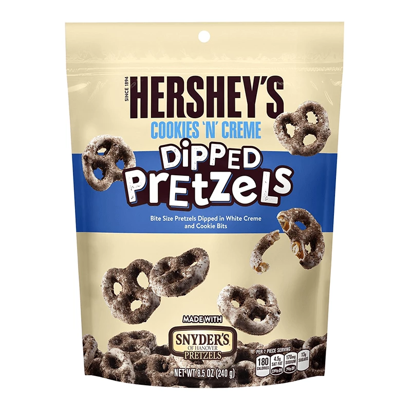 Promo π Joy's De'Lights All π¬ Candy Hersheys Cookies And Cream Dipped Pretzels 240g π 1 Joy's De'Lights All Candy Hersheys Cookies And Cream Dipped Pretzels 240g