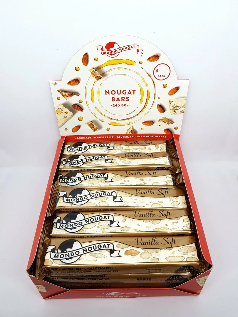 Coupon π― Joy's De'Lights Mondo Soft Vanilla Nougat Soft 60g Bulk π 1 Joy's De'Lights Mondo Soft Vanilla Nougat Soft 60g Bulk