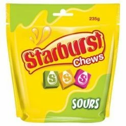 Joys Delights Lolly Shop Online Starburst Chews Sour 235g