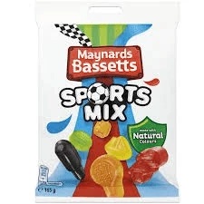 Joys Delights Lolly Shop Online Maynards Bassetts Sports Mix 165g