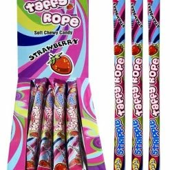 Joys Delights Lolly Shop Online Stripple Taffy Rope Strawberry