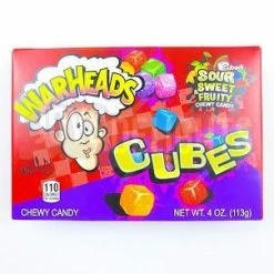 Funworks Warheads Sour Chewy Cubes Theatre 12x113g